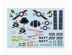 Freewing F-14 Tomcat Twin 64mm EDF Jet Decal Set A